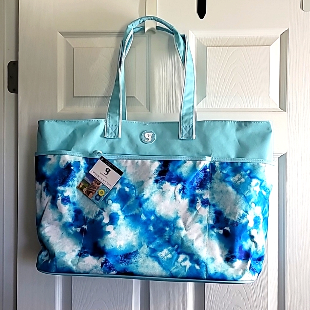 NWT Oversized Gecko Brand Beach Bag